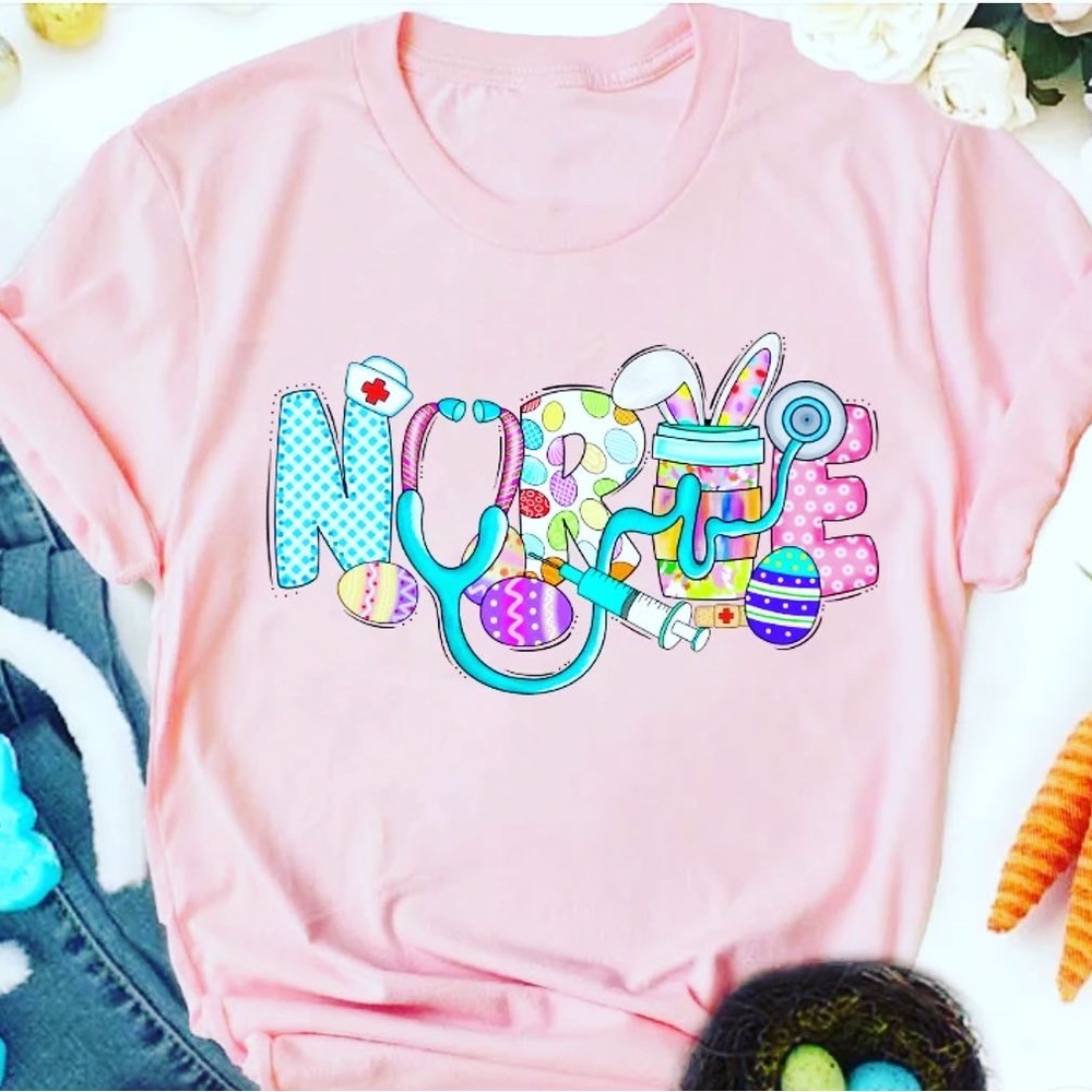 Sparkle Easter Nurse Shirt